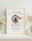 ELLA Printable Signature Drink Sign with Dog