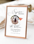 ELLA Printable Signature Drink Sign with Dog