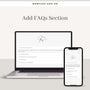 Add FAQs Section