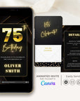 FLUX Elegant Animated Birthday Invitation Video