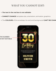FLUX Elegant Animated Birthday Invitation Video