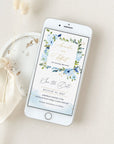 Azzurra | Light Blue Electronic Save the Date