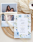 AZZURRA Dusty Blue Save the Date Template