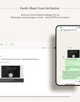 Webpage with Online RSVP – Premium Upgrade for Digital Invites