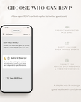 Online Wedding RSVP Page — Collect & Track Guest Replies | Creativite