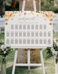 JUNE Printable Wedding Seating Chart Template