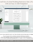 ELLA Printable Wedding Seating Chart Alphabetical