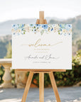 AZZURRA Wedding Ceremony Sign Template