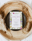 CLOE Floral Wedding Shower Invitation Template