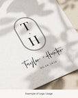 TAYLOR Boho Wedding Logo Design
