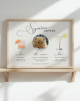 ELLA Pet Signature Drink Sign Template