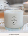 AMANDA Initials Wedding Logo