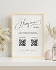 ELLA Honeymoon Fund Wedding Sign Template