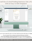Dora | Elegant Digital Wedding Invitation