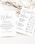 ELLA Wedding Welcome Note Template