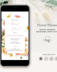 JUNE Digital Rehearsal Dinner Invitation