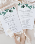 LUISA Wedding Ceremony Program Fans Template