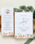 JUNE Wedding Program Template