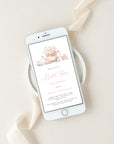 Tea Party Bridal Shower Digital Invitation
