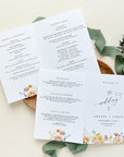 JUNE Wedding Program Template