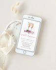 Flower Bridal Shower Digital Invitation