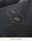 AMANDA Initials Wedding Logo