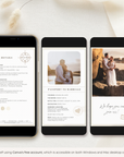 Passport Wedding Invitation Video Template - Taupe