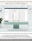 CLOE Floral Wedding Shower Invitation Evite