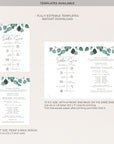 LUISA Wedding Ceremony Program Fans Template