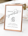 ELLA Polaroid Guest Book Wedding Sign Printable