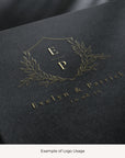 EVELYN Wedding Initials Logo