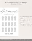 ELLA Wedding Seating Chart Template