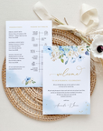 AZZURRA Wedding Welcome Note Template