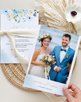 AZZURRA Printable Wedding Thank You Cards