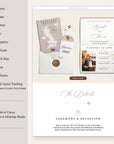 SOFIA Passport Style Online Digital Wedding Invitation