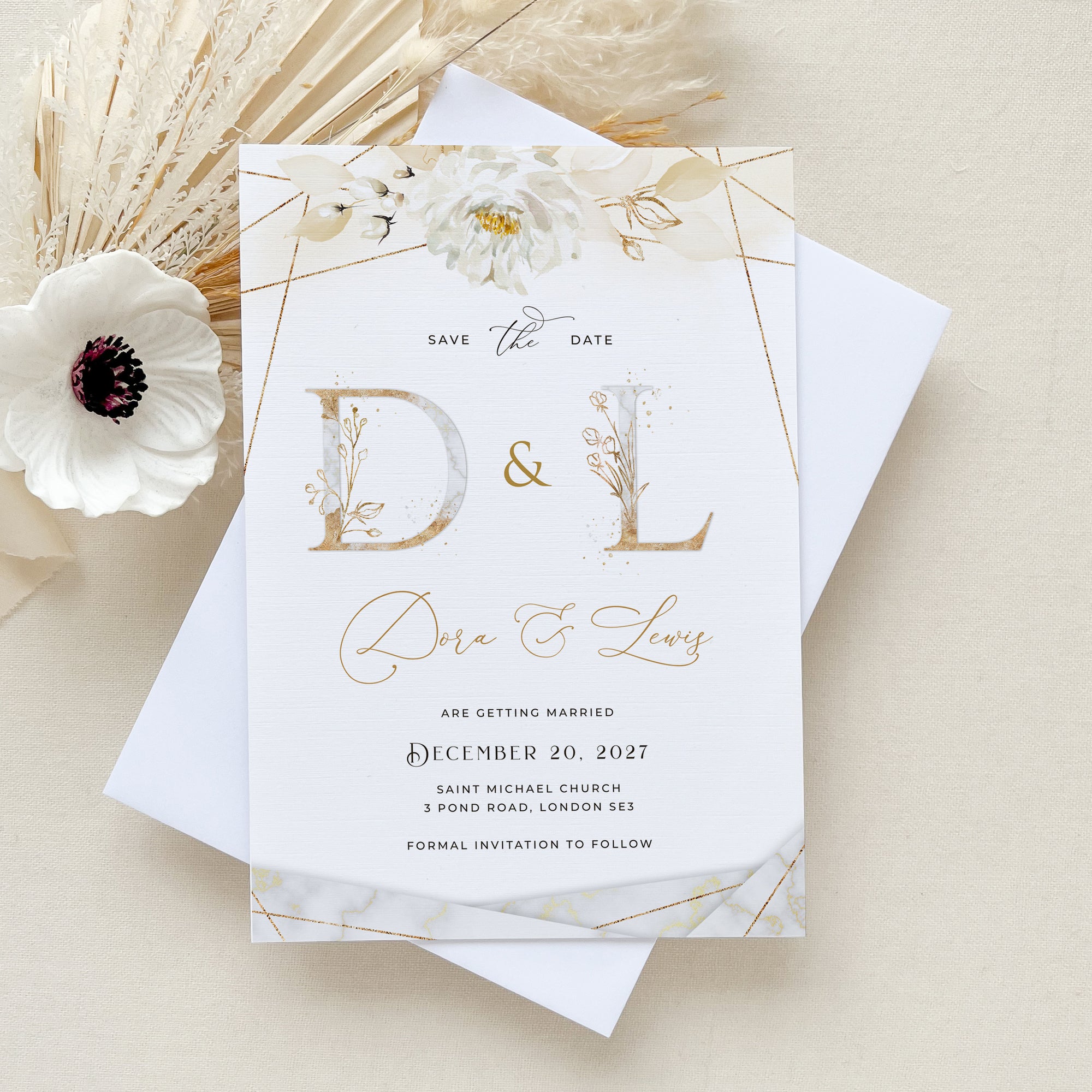 Dora | Save The Date Invitation Template