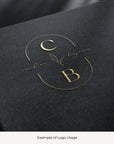 CAROLINE Wedding Logo with initials
