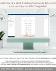 FIORELLA Wedding Fan Program Template
