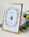 CHLOÉ Floral Wedding Table Numbers Printable