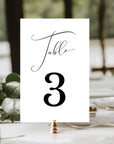ELLA Printable Table Numbers for Wedding