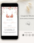 Lingerie Shower Digital Invitation
