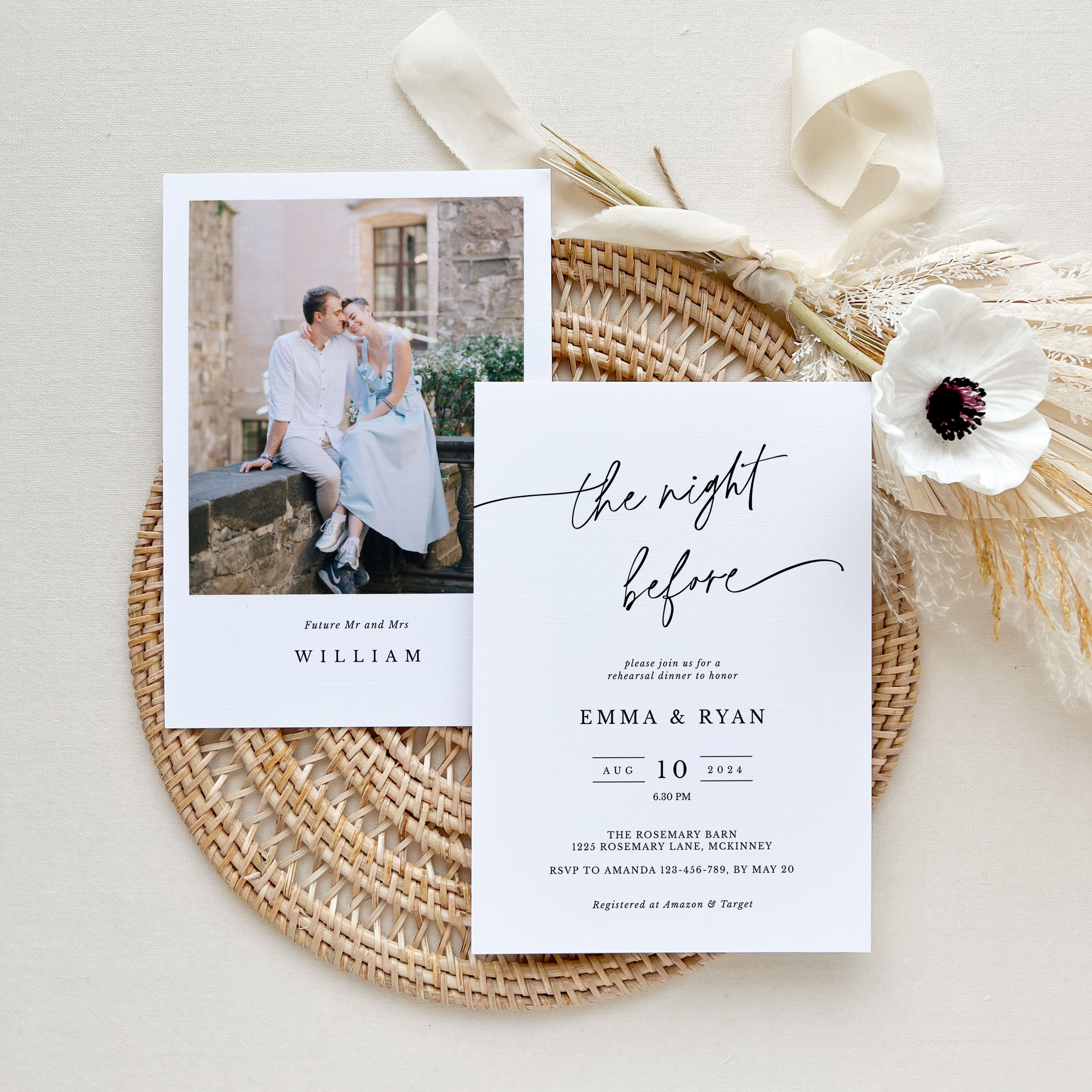 LAURA Rehearsal Dinner Invitation Printable