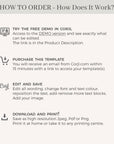 ELLA Wedding Welcome Note Template