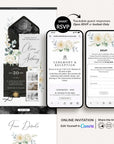 ELLA Modern Online Digital Wedding Invitation