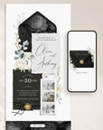 ELLA Modern Online Digital Wedding Invitation with RSVP