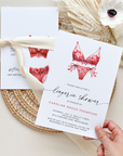 Lingerie Bridal Shower Invitation Printable