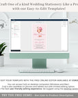 Petals and Prosecco Bridal Shower Invitation