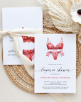 Lingerie Bridal Shower Invitation Printable
