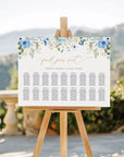 AZZURRA Printable Seating Chart Template