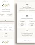 FLORA Rustic Online Digital Wedding Invitation